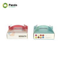 Pâtisserie Boulangerie Croissant Boîte En Carton Personnalisé Boîte À Biscuits De Luxe Emballage En Papier Chocolat Bonbons Cadeau Donut Boîte