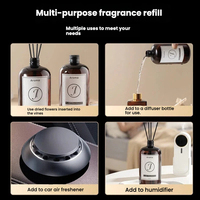 Pengharum Ruangan Biodegradable Glass Rose & Amber Musk 500ml Tahan Lama Ramah Lingkungan untuk Kamar Tidur Eropa