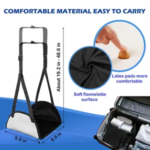 Hot Sell Airplane Footrest Portable Airplane Desk Foot Hammock For Air Plane Foot Hammock