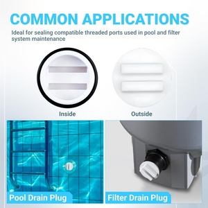 <span class=keywords><strong>Bouchon</strong></span> de vidange et de hiverisation pour ligne de <span class=keywords><strong>retour</strong></span> de <span class=keywords><strong>piscine</strong></span> et spa fileté 1,5 po SP1022C avec joint torique - Product Image 5