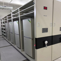 Système de stockage de compacteur mobile moderne d'armoire intelligente à haute densité pour le classement d'archives de gymnase de banque et le support dense de bibliothèque