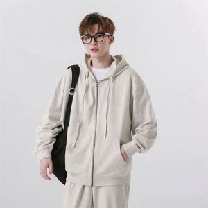 Sudadera para Hombre OEM con Muestra Gratuita, 100% Poliéster, Lisa, de Gran Gramaje, con Estampado Personalizado, Sudadera Holgada con Capucha - Product Image 2