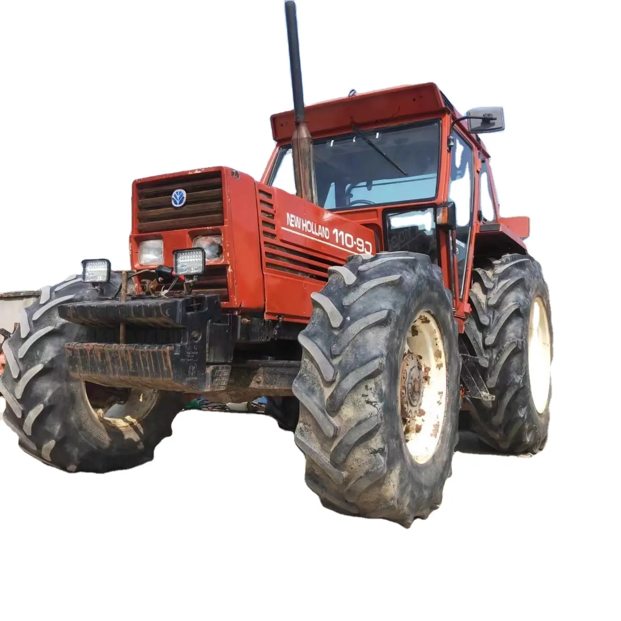 Tractor de segunda mano con ruedas de granja italiana, nuevo equipo agrícola compacto, 110-90, 4x4WD
