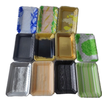 Schwarze Kunststoff-Schaumstoffschale, Speziell Entwickelt für Sushi und Verpackung von Obst, Gemüse sowie Frischwaren