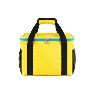 Custom Soft Polyester <b>Tote</b> Cooler <b>Bag</b> Insulated Handle <b>Leopard</b> Pattern 10L Capacity Waterproof Thermal Insulation Wine Zipper - Product Image 3