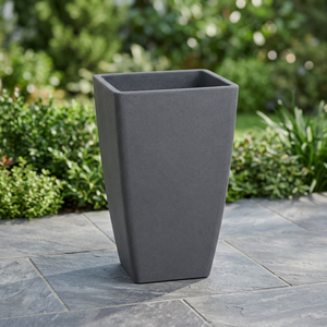 Pot de fleurs carré moderne de luxe en plastique créatif avec trou de drainage pour usage intérieur/extérieur, jardin, sol, chambre, maison - Product Image 2