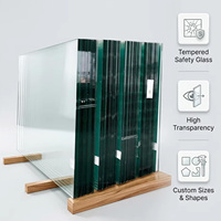 Vidrio Templado Laminado Transparente con Certificación CE SGCC y Películas PVB SGP a Precio Competitivo para Escaleras Exteriores y Gimnasios