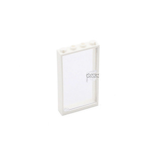 10 Stuks 60596 6160 60616 1X4X6 Deurframe Glas Transparante Deur Bladstenen Bouwsteen - Product Image 3