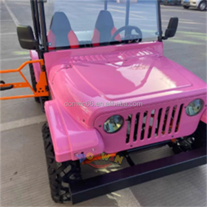 Venta de fábrica Willys 2 asientos barato 4 tiempos todoterreno jeep 4x4 gasolina biplaza Mini jeep - Product Image 5