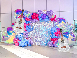Palloncini Personalizzati CYmylar a Forma di Chitarra, Palloncini in Foil per Concerti, Feste e Celebrazioni - Product Image 6