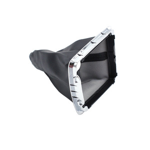Funda de Palanca de Cambios para Ford Focus, Cuero Negro, 13.5X12.5 Cm, Cubierta para Transmisión Manual - Product Image 3