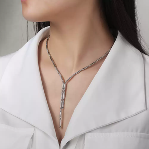 <span class=keywords><strong>Collana</strong></span> Magnetica Cilindrica in Argento S925 Italiano con Bracciale Placcato <span class=keywords><strong>Oro</strong></span>, Catene in Argento Sterling per <span class=keywords><strong>Uomo</strong></span> e Donna - Product Image 3