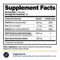 Fabricant de compléments alimentaires en capsules AHCC pour le soutien immunitaire, marque privée personnalisée, complexe de champignons, vente en gros, fabrication OEM ODM