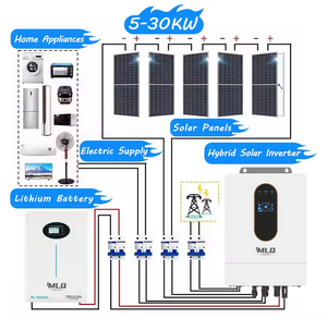 Caribbean khu vực lai biến tần 10KW 10000W 12KW đầu vào kép chia giai đoạn 120 240Volts thích ứng 48V pin năng lượng mặt trời biến tần - Product Image 5