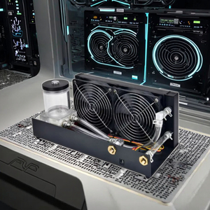 Ococoo AC240-Z Nhôm Tản Nhiệt Kit Nước Làm Mát Trao Đổi Nhiệt Cho Laser Vẻ Đẹp Máy Tính Trường Hợp Máy Tính Quạt Làm Mát - Product Image 1