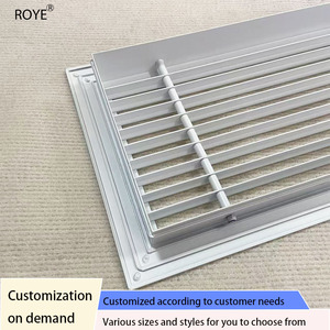 Hình dạng hiện đại nhôm điều hòa không khí thông gió lưới tản nhiệt Nhà máy cung cấp cho các loại máy đăng ký & lưới - Product Image 5