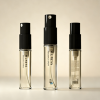 Flacons de parfum miniatures portables personnalisables avec logo, 1,5 ml, 2 ml, 3 ml, 10 ml, 15 ml, flacons de parfum vides rechargeables, vaporisateur 5 ml