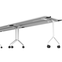 Table de formation mobile OMNI avec base modulaire pour espaces de travail collaboratifs