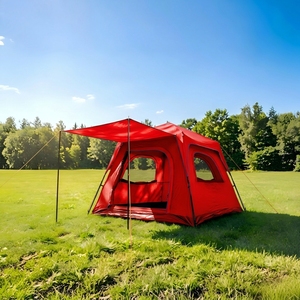 Carpa de Camping Automática Portátil para las Cuatro Estaciones, Doble Capa, Ventilación de Cuatro Lados, Apertura Rápida, Plegable, Sin Instalación - Product Image 4
