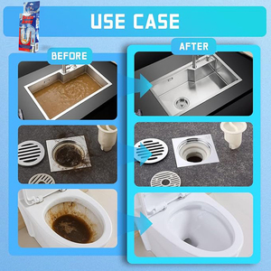 Agent de dragage de tuyaux en poudre en gros de Chine, nettoyant pour drain de tuyaux de salle de bain <span class=keywords><strong>WC</strong></span> - Product Image 4