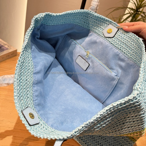 Nouveauté 2026 : Sacs fourre-tout tissés en paille de créateur pour femmes, best-sellers de New York – Sacs à bandoulière d'été pour la plage, sacs à main pour femmes (Bolsos Coachings) - Product Image 5