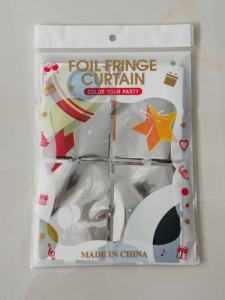 Rideau <span class=keywords><strong>carré</strong></span> coloré de haute qualité pour porte fenêtre, en PET, doux, pour fête d'anniversaire - Product Image 5