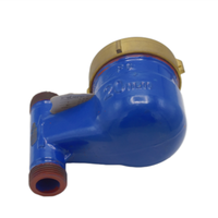 KAIFENG Vertical Water Meter for Apartments Multi-Jet Brass DN15 Hot and Cold IP68 2 Years Warranty
