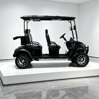 Voiture de golf électrique professionnelle personnalisée Rainbow 4 places, 48V, alimentée au lithium, tout-terrain, 30-50 km/h, 70-90 km d'autonomie