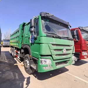Sinotruk HOWO รถดัมพ์8X2สีเขียวรถดัมพ์ของใหม่สำหรับรถบรรทุกขนส่งจากโรงงาน - Product Image 1