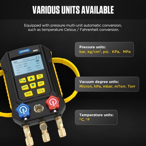 Kit de Manómetro Digital Inteligente AUTOOL LM160, Mide con Precisión las Presiones del Refrigerante (psi/kPa) y la Temperatura (-67~257F) 95 - Product Image 6