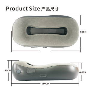 <b>Inflatable</b> Air <b>Sofa</b> 180x80x50 Cm Collapsible Outdoor Portable PVC Minimalist Design - Product Image 3
