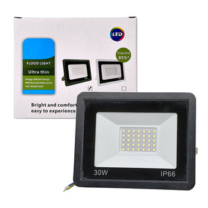 Reflector <span class=keywords><strong>LED</strong></span> Delgado para Exteriores de 10w 20w 30w 50w 100w con Pantalla de Vidrio para Iluminación de Jardín - Product Image 2