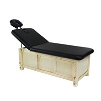 Table de massage thaï lit de massage de plancher en bois lit de beauté