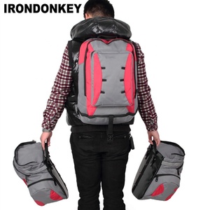 IRONDONKEY 65L 3合1自行车背包防水后货架包，用于山地车和自行车骑行骆驼包和盒子 - Product Image 3