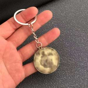 Llavero al por mayor de clubes de fútbol europeos con logo de bronce, llavero de baloncesto para coches, llaveros para aficionados al fútbol - Product Image 6