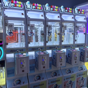 Machine à griffes durable facile à utiliser grue jouet pour 1 joueur grue en peluche avec système de lecteur de cartes - Product Image 5