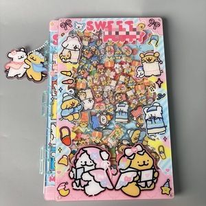 Cuaderno acrílico Snoopyed con diseño de Crayon Shin, de hojas sueltas, tamaño A7/A5, ideal para regalo y manualidades, superventas transfronterizo TK. - Product Image 3