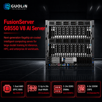 Serveur en rack FusionServer G8550 V8 10U 16 GPU PCIe 5.0 haute densité pour l'inference et l'entraînement IA (vente en gros)