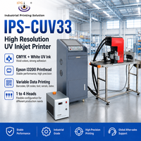 Impresora de Inyección de Tinta UV Eléctrica IPS-CUV33, 1440 DPI, Alta Resolución, Precio Competitivo, Máquina de Impresión Automática Multicolor