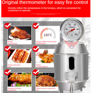 Horno Comercial de Acero Inoxidable para Pato <span class=keywords><strong>Asado</strong></span>, Máquina de Snacks, <span class=keywords><strong>Parrilla</strong></span> de Carbón/Gas para Restaurante - Product Image 3