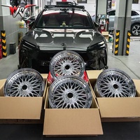 Jantes de voiture en alliage forgé personnalisées à rayons multiples 5x114.3 5x120 17 18 19 20 pouces pour Mercedes Benz BMW Audi Porsche Ferrari Alfa Romeo