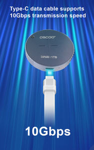 工厂批发OSCOO磁吸512gb 1tb 2tb 10Gbps支持快速更换便携式固态硬盘 - Product Image 3