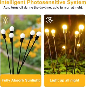 L'éclairage populaire de pelouse de patio de jardin a mené <span class=keywords><strong>la</strong></span> lumière solaire de luciole de lumières extérieures - Product Image 5