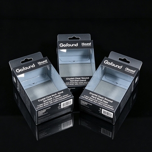 Emballage en blister PVC PET transparent pliable sur mesure, boîtes rectangulaires en PVC transparent avec impression offset, électronique grand public - Product Image 5