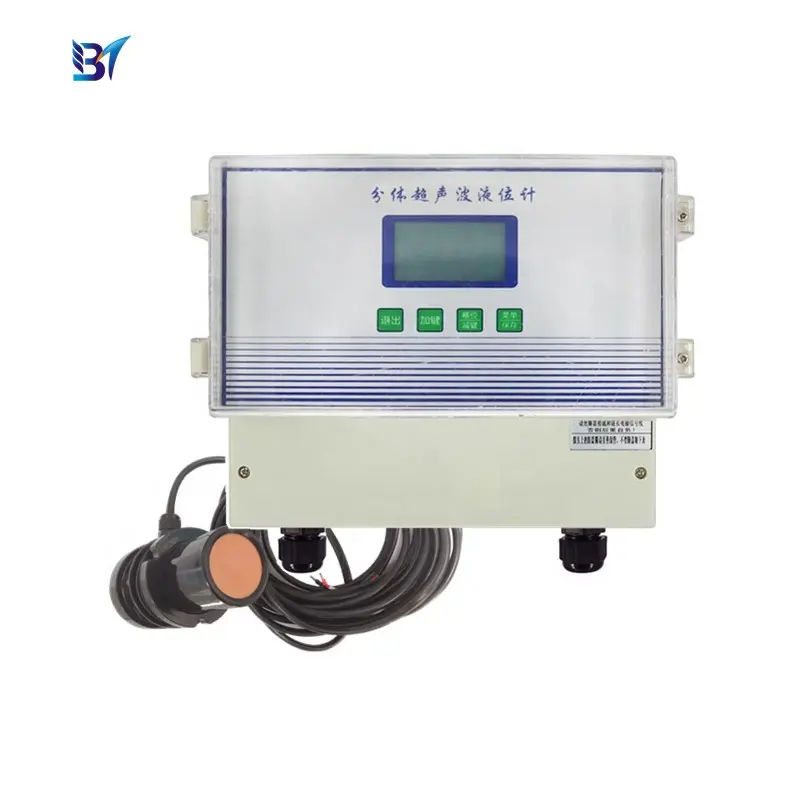 Split tip IP68 10M RS485 sıvı göstergesi ultrasonik su deposu seviye sensörü