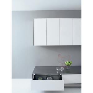 Piccolo Mobile da <span class=keywords><strong>Cucina</strong></span> <span class=keywords><strong>Vintage</strong></span> in Legno Massello con Ripiano Aperto in MDF e Compensato, Armadietto 3D - Product Image 2