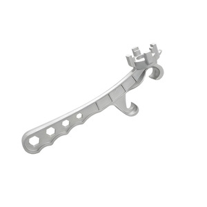 Abridor de bidones de aluminio ajustable de 160 mm, llave manual industrial de un solo extremo para abrir bidones de pintura de plástico - Product Image 2