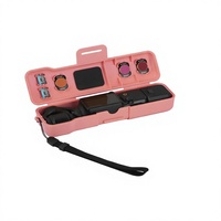 Sinyutia Travel Waterproof Case untuk Osmo Pocket 3 dengan Slot Filter Magnetik CPL/ND, 2 Slot Kartu & Tali Pergelangan Tangan