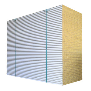 Paneles Sándwich con Revestimiento de Acero y Lana de Roca, Aislamiento Térmico para <span class=keywords><strong>Paredes</strong></span> Interiores y Techos de Almacenes, en Oferta - Product Image 4