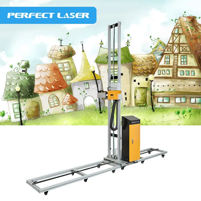 Perfect Laser vertical UV 3d Inkjet Wall Printer painters printing Machine price for glass mural tiles paper Both Indoor Outdoor